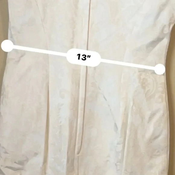 Jessica McClintock Vintage Off White Bridal 2-Piece Lace Suit - Picture 13 of 16